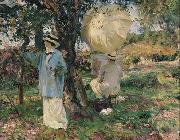 John Singer Sargent The Sketchers Spain oil painting artist